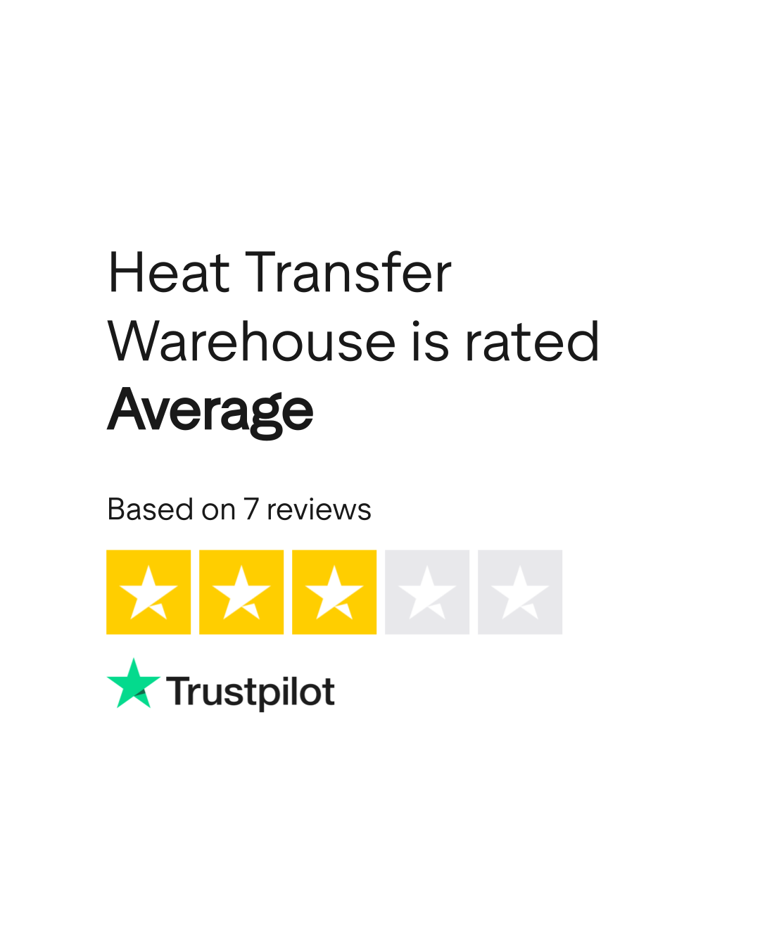 Heat Transfer Warehouse Reviews Read Customer Service Reviews of