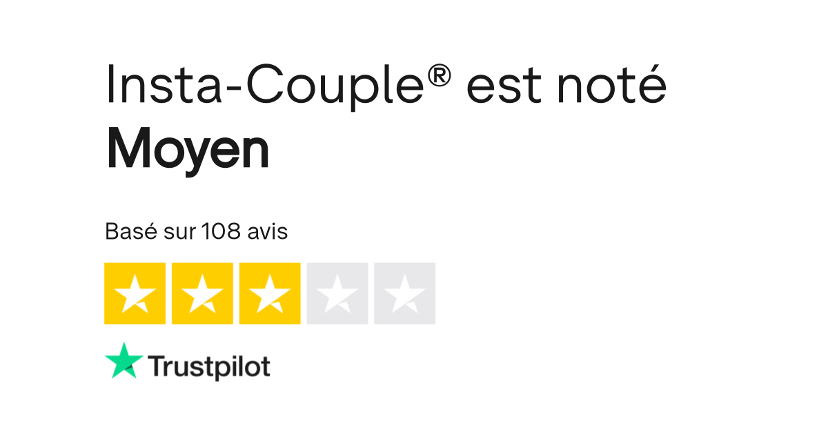 Avis de InstaCouple® Lisez les avis marchands de