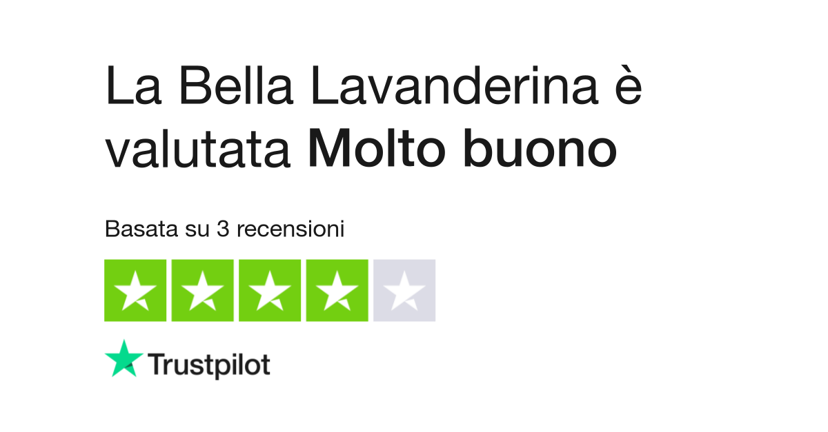 La Bella Lavanderina  Leggi le recensioni dei servizi di pulitodafavola.it