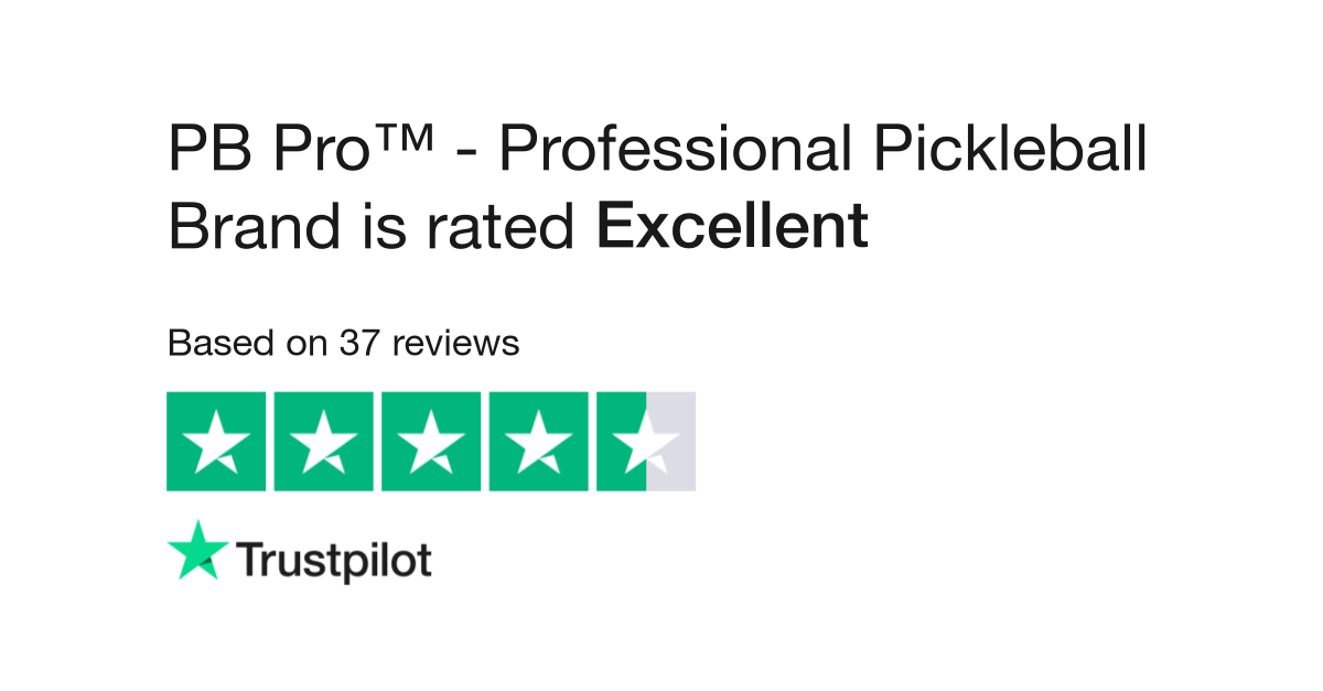 PB Pro™ - Pickleball Brand Reviews | Read Customer Service shoppbpro.com