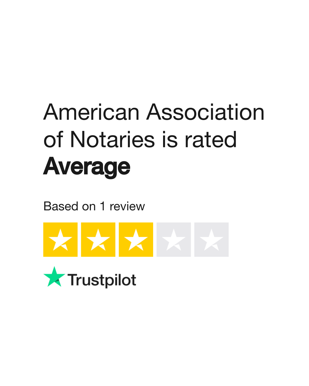 American Association of Notaries Reviews Read Customer Service