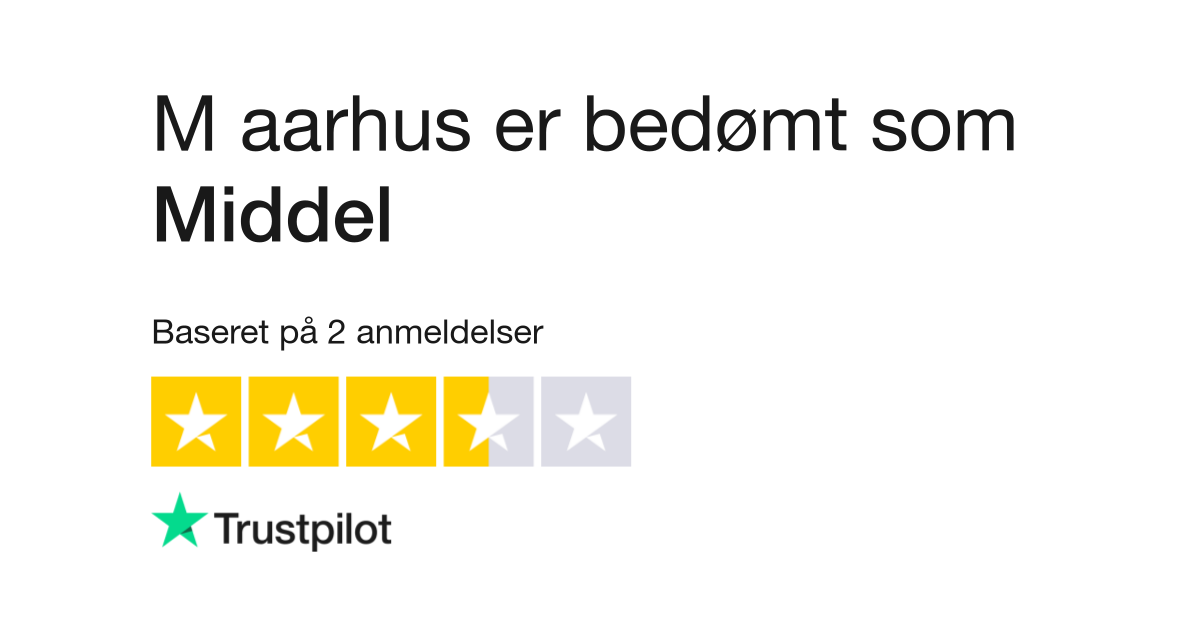 Anmeldelser af M aarhus Læs kundernes anmeldelser af maarhus.dk