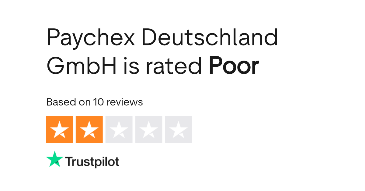 Paychex Deutschland GmbH Reviews Read Customer Service Reviews of www