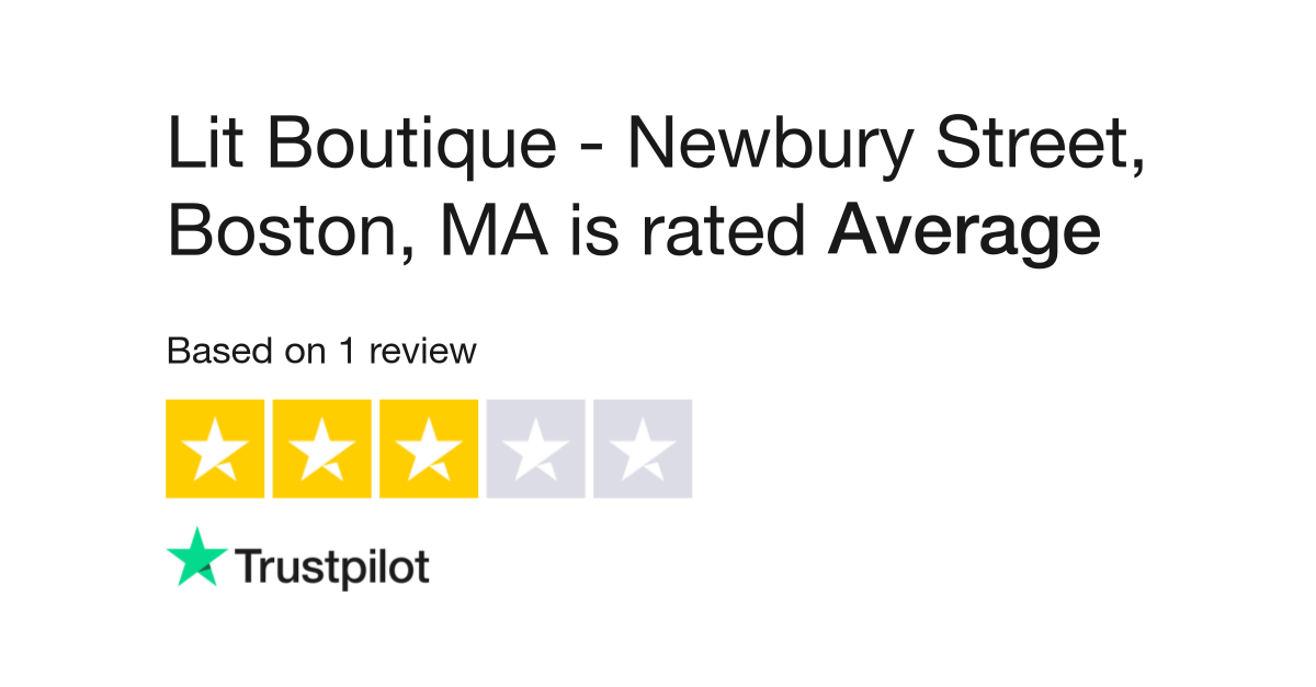 Lit Boutique Newbury Street Boston MA Reviews Read Customer