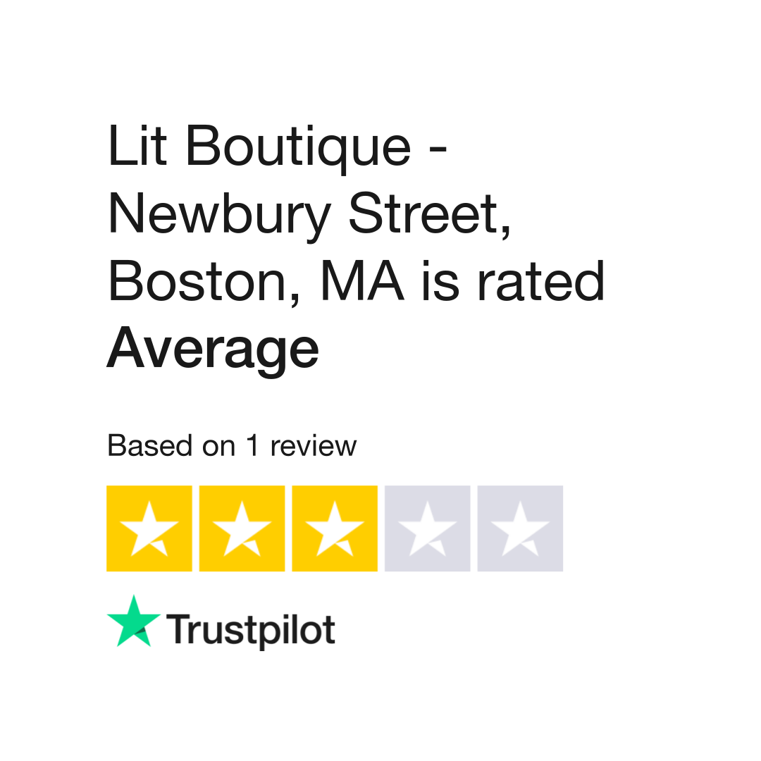 Lit Boutique Newbury Street Boston MA Reviews Read Customer