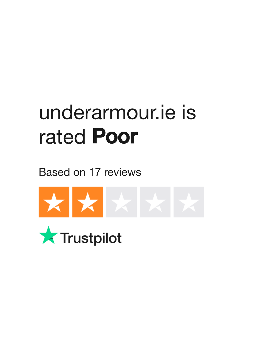 underarmour.ie Reviews Read Customer Service Reviews of www.underarmour.ie