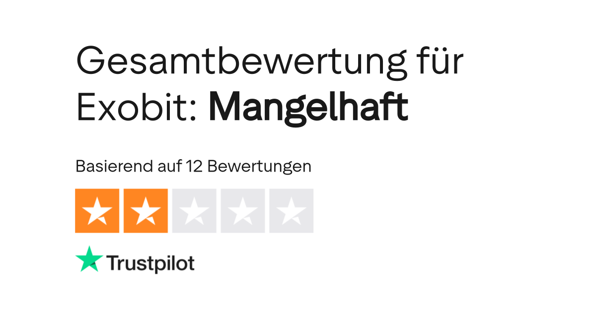 Bewertungen zu Exobit Lesen Sie Kundenbewertungen zu