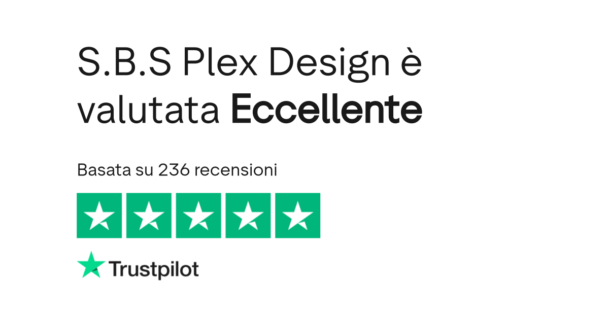 S.B.S Plex Design  Leggi le recensioni dei servizi di plexdesign.it