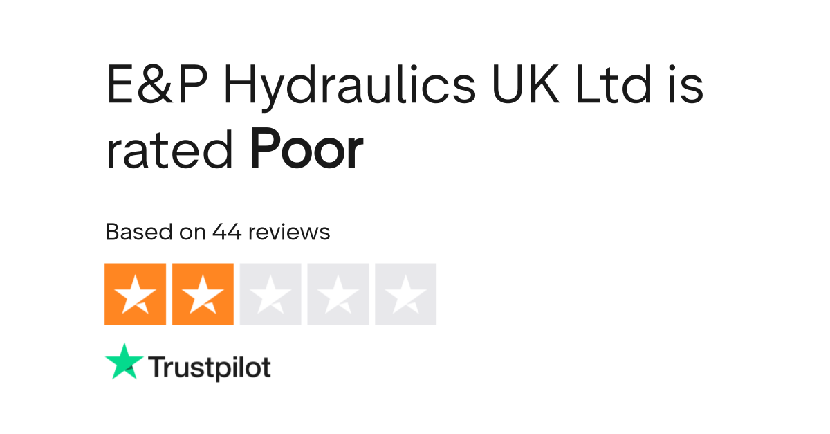 E&P Hydraulics UK Ltd Reviews Read Customer Service Reviews of ephydraulics.co.uk