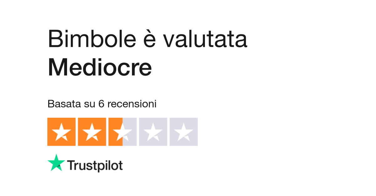 Bimbole  Leggi le recensioni dei servizi di bimbole.it