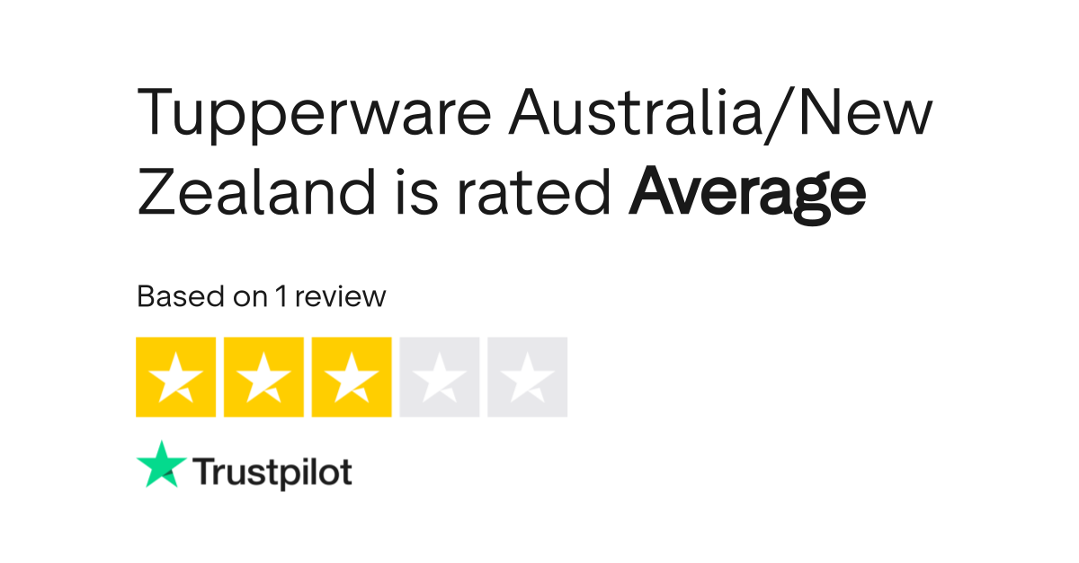 Tupperware Australia/New Zealand Reviews Read Customer Service
