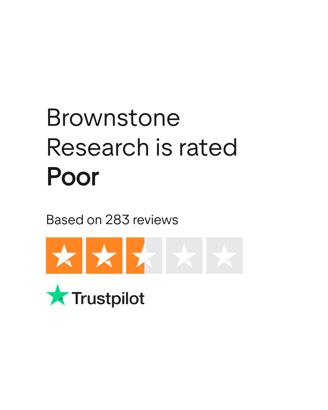 Brownstone Research Reviews Read Customer Service Reviews of www