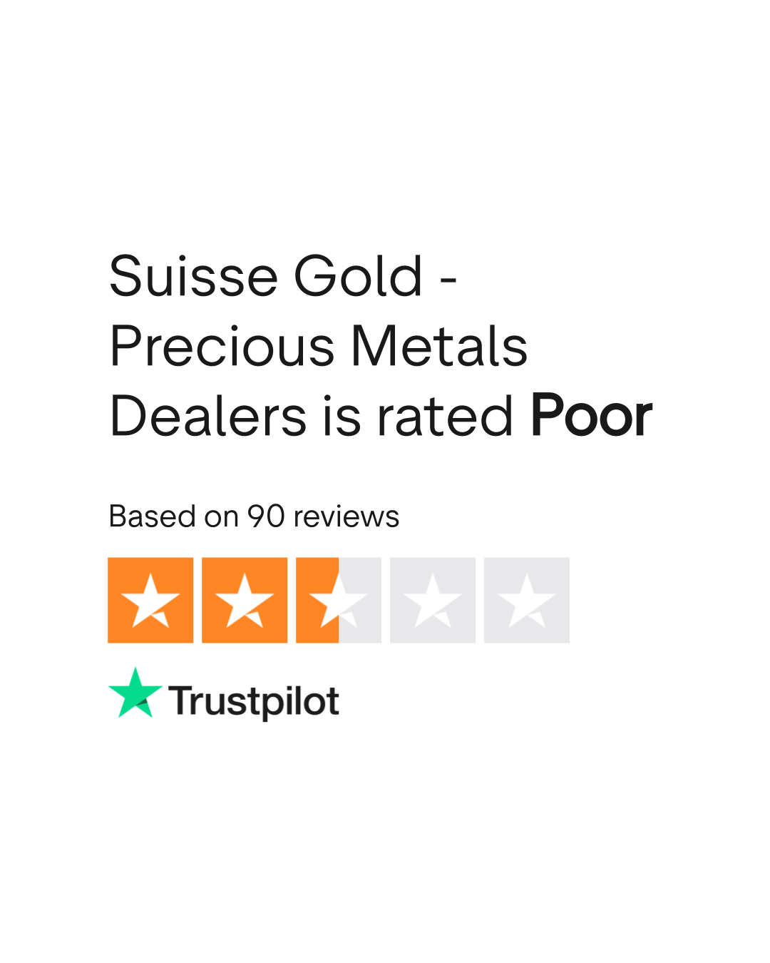 Suisse Gold - Precious Metals Dealers Reviews | Read Customer Service  Reviews of suissegold.eu