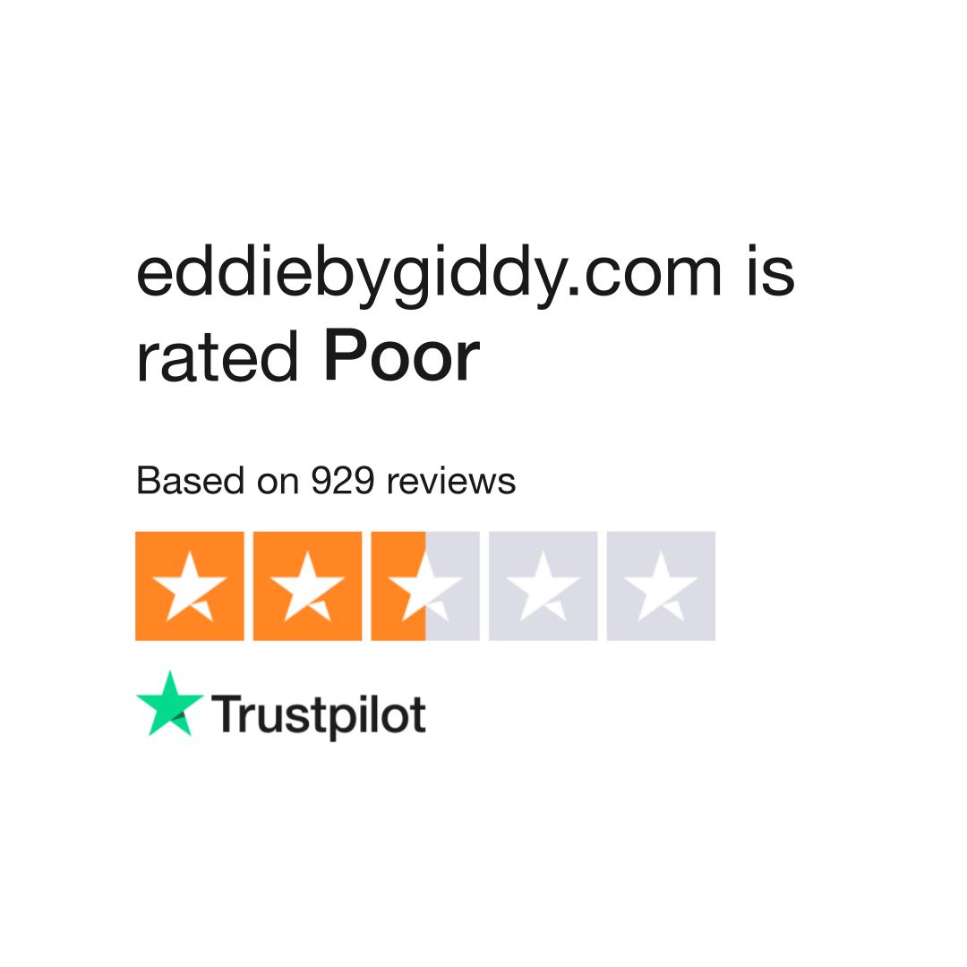 eddiebygiddy Reviews Read Customer Service Reviews of