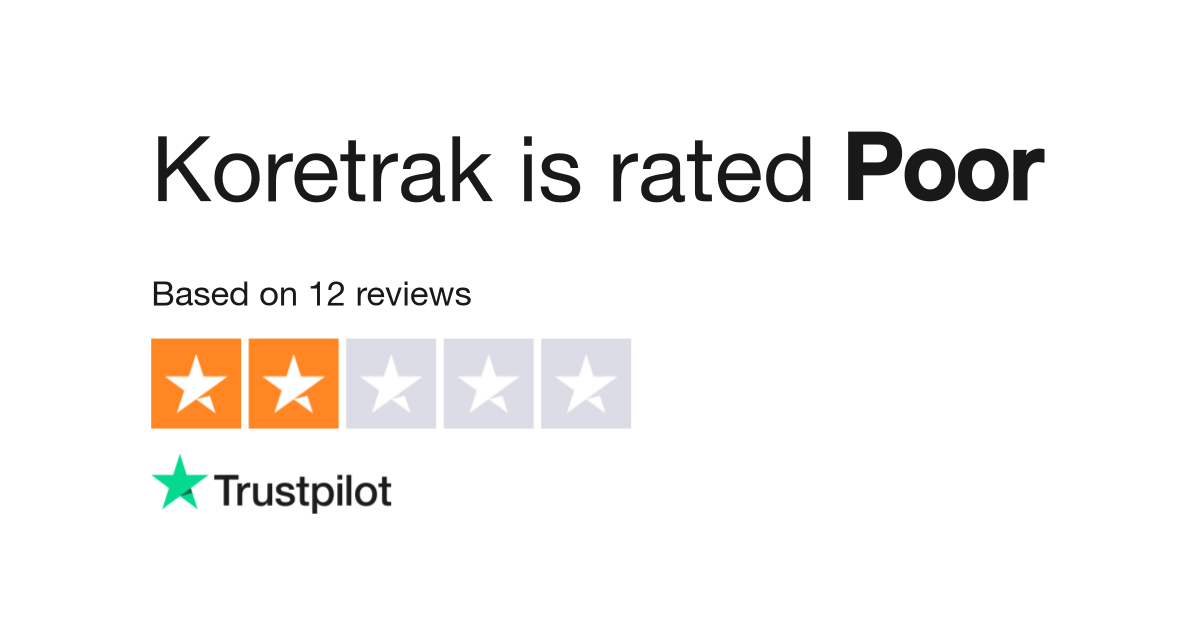 Koretrak Reviews Read Customer Service Reviews of koretrak