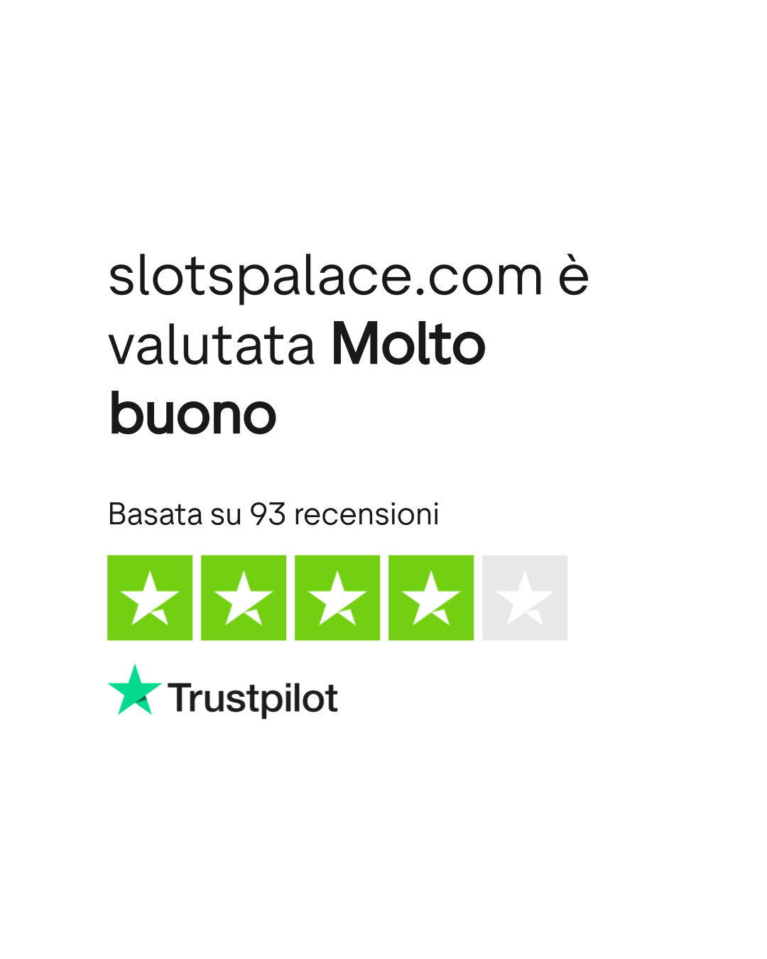 Recensioni su Trustpilot