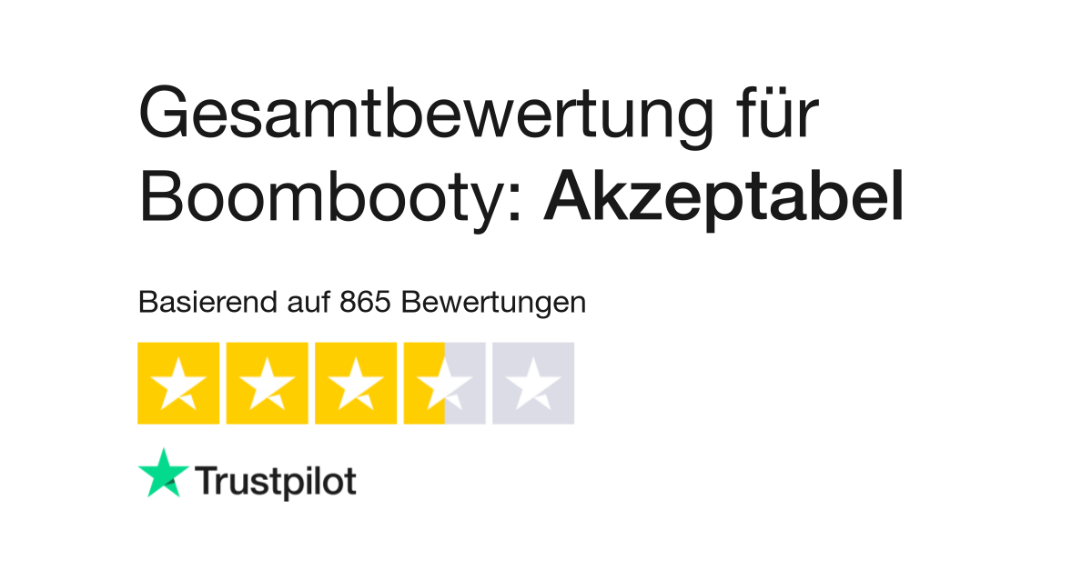 Bewertungen zu Boombooty, Lesen Sie Kundenbewertungen zu boombooty.de