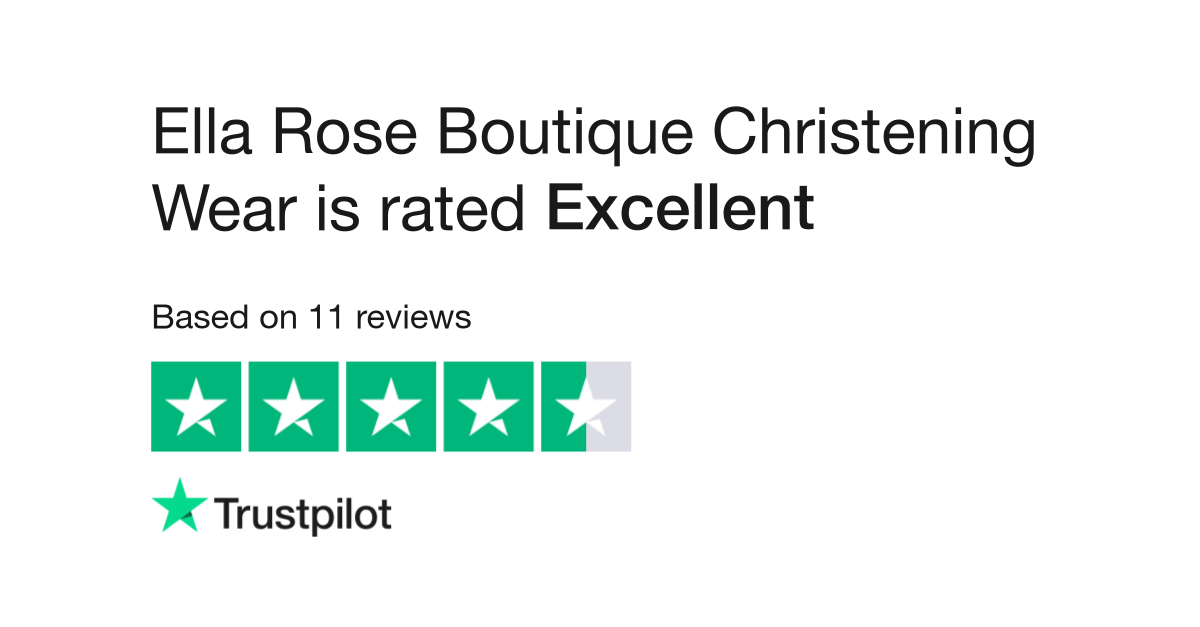 Ella Rose Boutique Christening Wear Reviews Read Customer