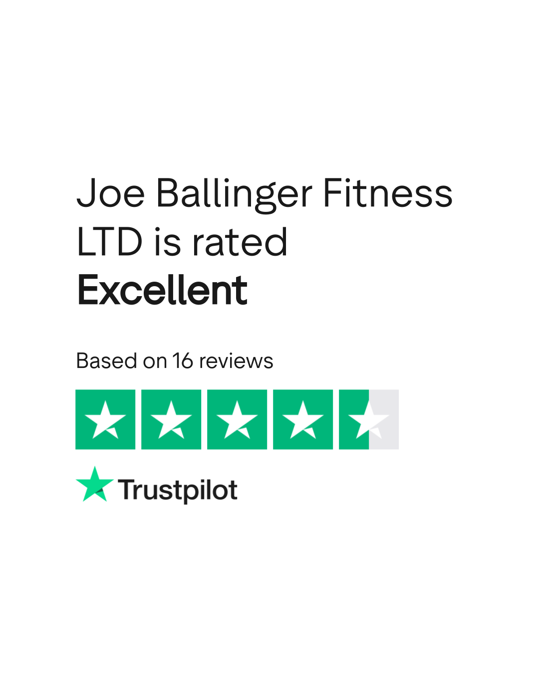 Joe Ballinger Fitness LTD Reviews Read Customer Service Reviews of