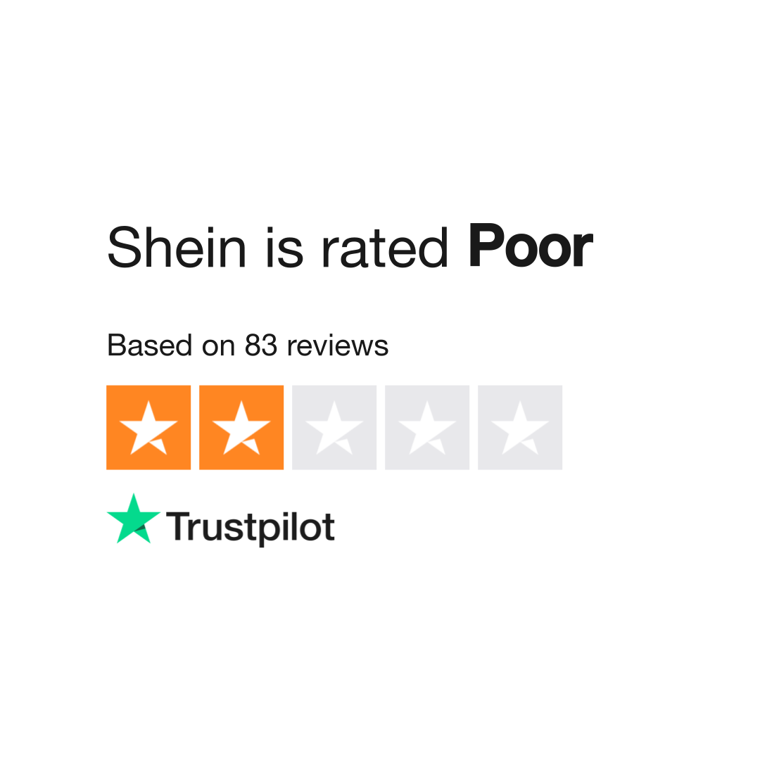 Shein rating and outlet reviews