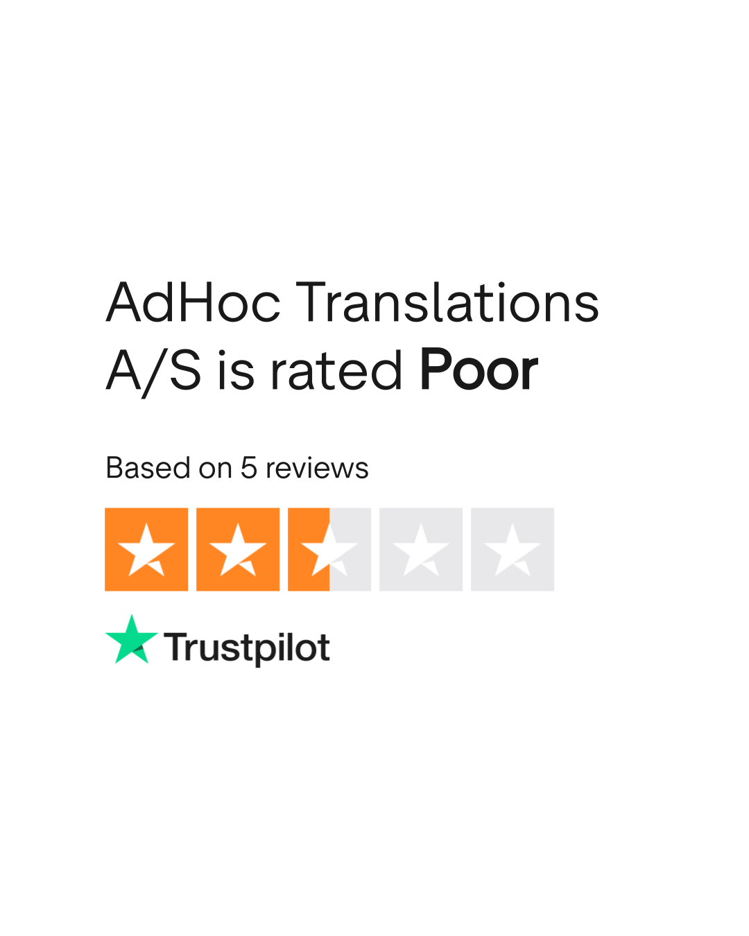 AdHoc Translations A/S Reviews | Read Customer Service Reviews of adhoc -translations.com