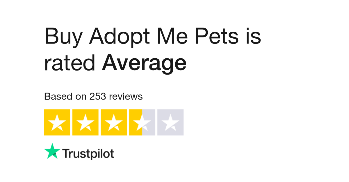 Buy Adopt Me Pets Reviews  Read Customer Service Reviews of  buyadoptmepets.com