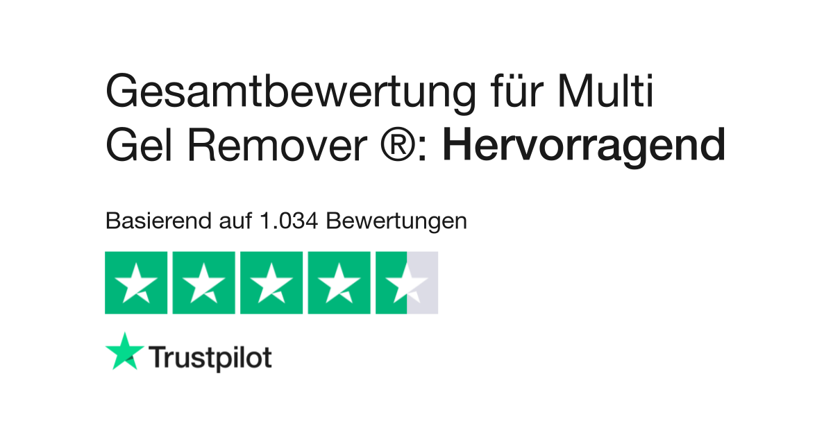 Bewertungen zu Multi Gel Remover ®