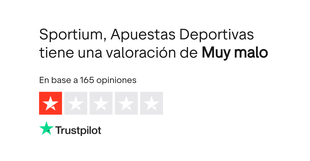 Valoración del cliente de Sportium