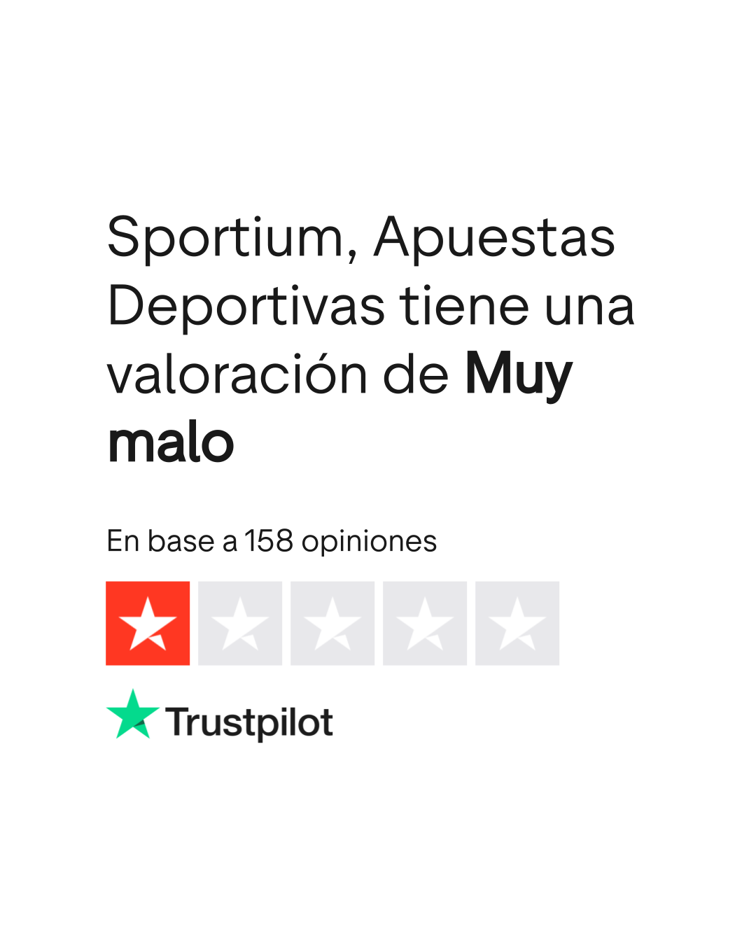 Valoraciones de Sportium