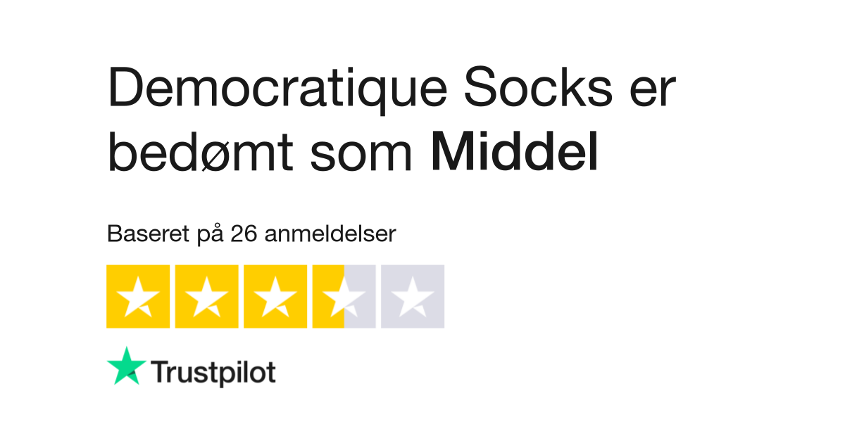 Fleksibel sejle bison Anmeldelser af Democratique Socks | Læs kundernes anmeldelser af  democratiquesocks.com