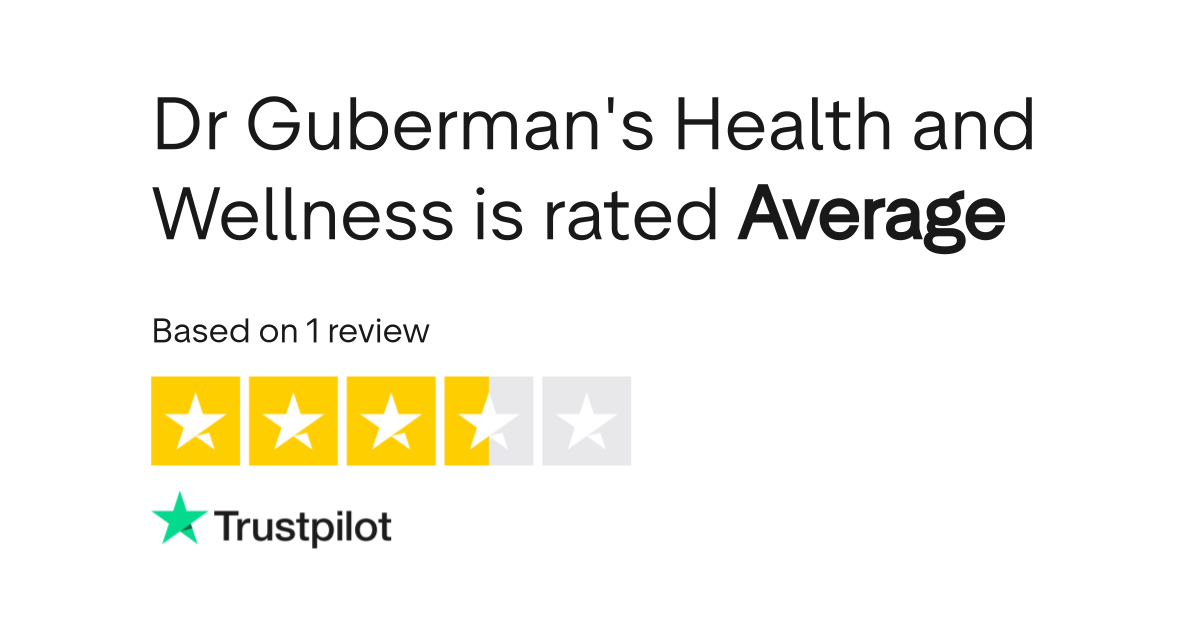 Dr Guberman's Health and Wellness Reviews Read Customer Service