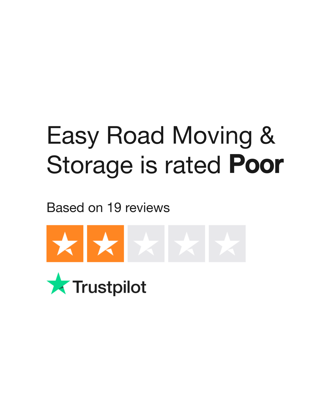 Easy Road Moving & Storage Reviews Read Customer Service Reviews of