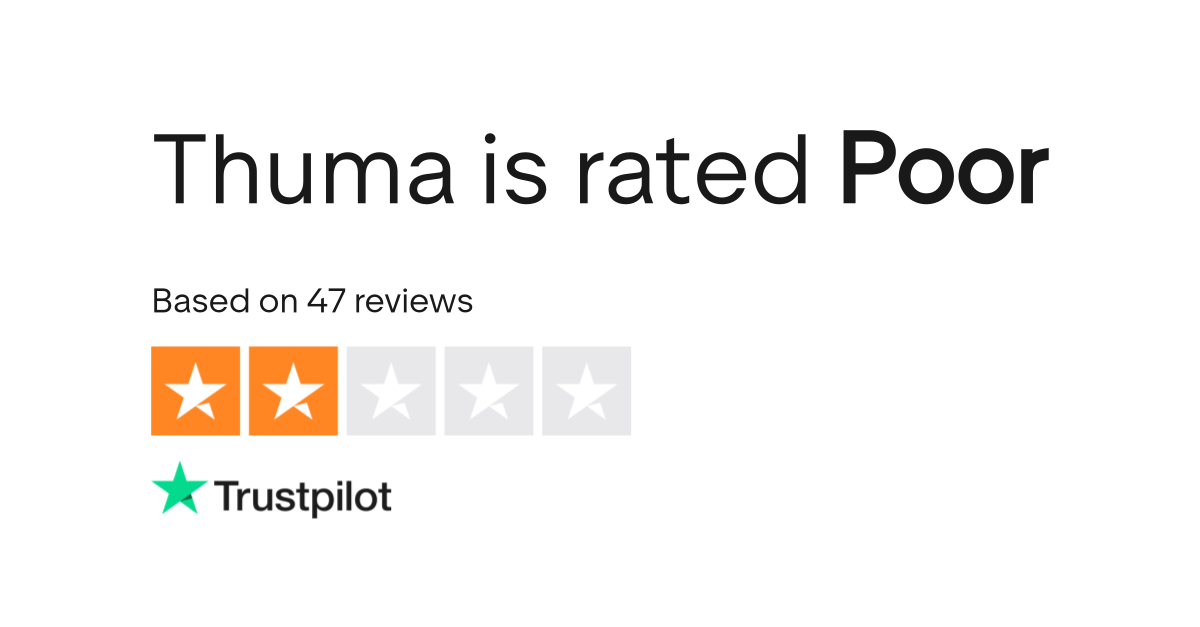 Thuma Reviews Read Customer Service Reviews of
