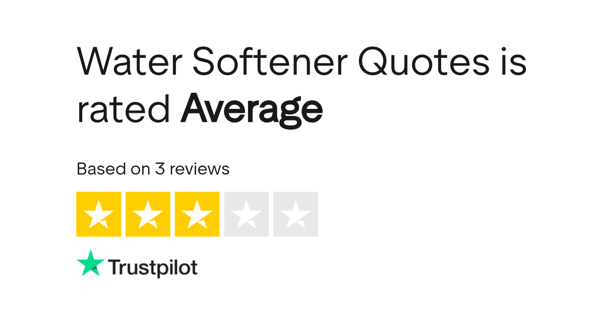 Water Softener Quotes Reviews | Read Customer Service Reviews of www