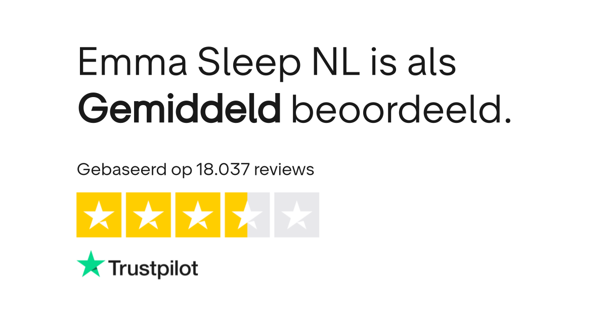Emma Sleep reviews Bekijk consumentenreviews over emmasleep.nl
