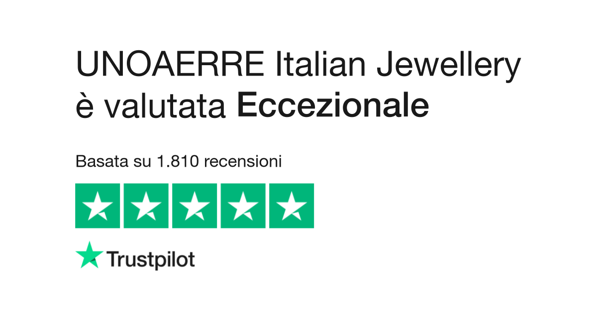 UNOAERRE Italian Jewellery Leggi le recensioni dei servizi di