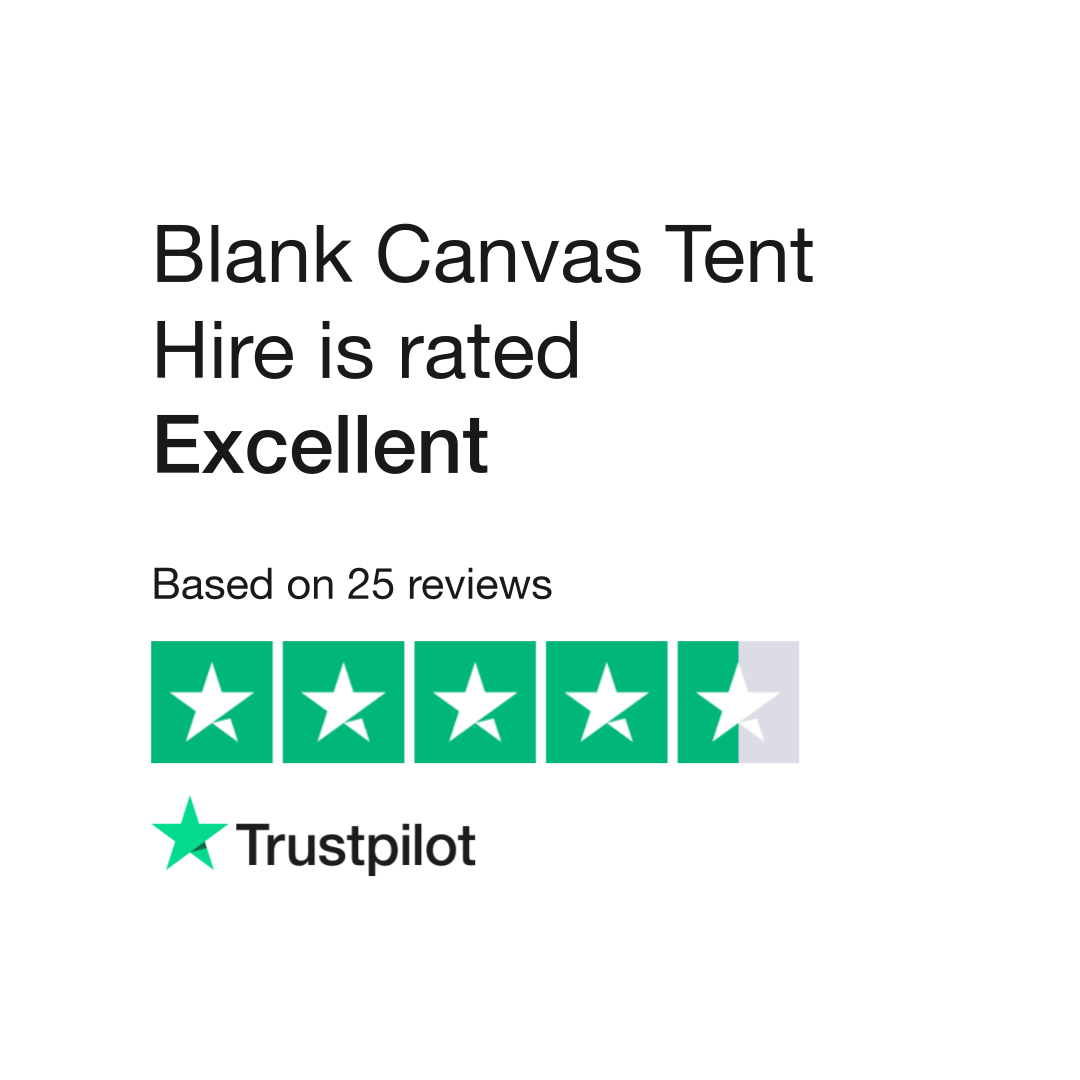 Blank Canvas Tent Hire Reviews Read Customer Service Reviews of