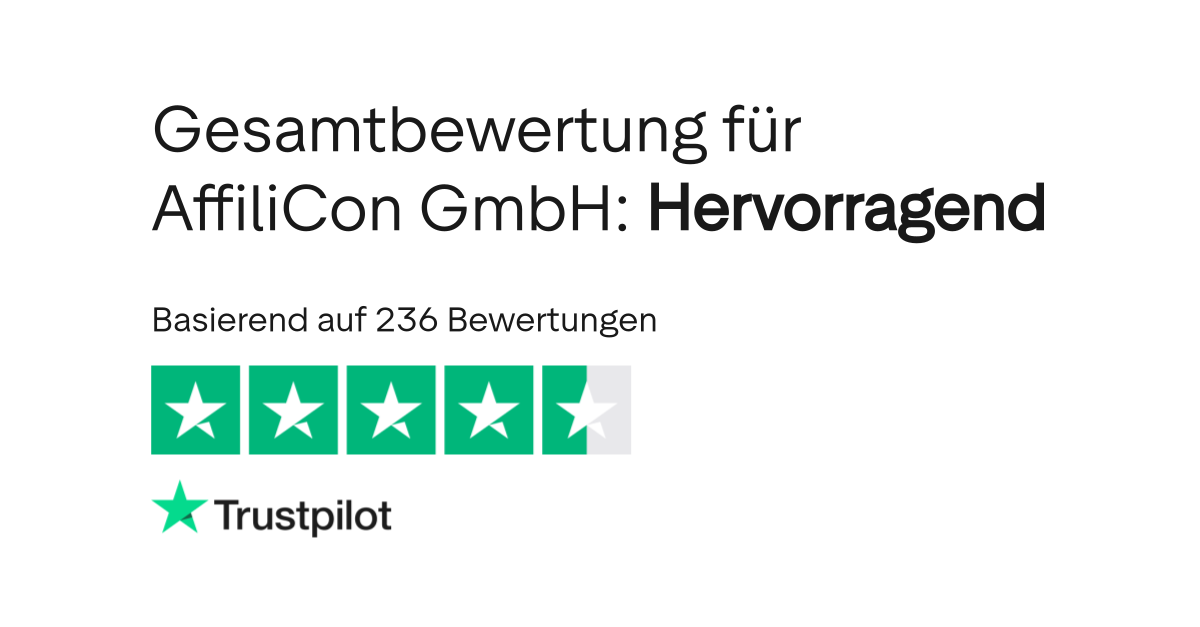 Bewertungen zu AffiliCon GmbH Lesen Sie Kundenbewertungen zu www