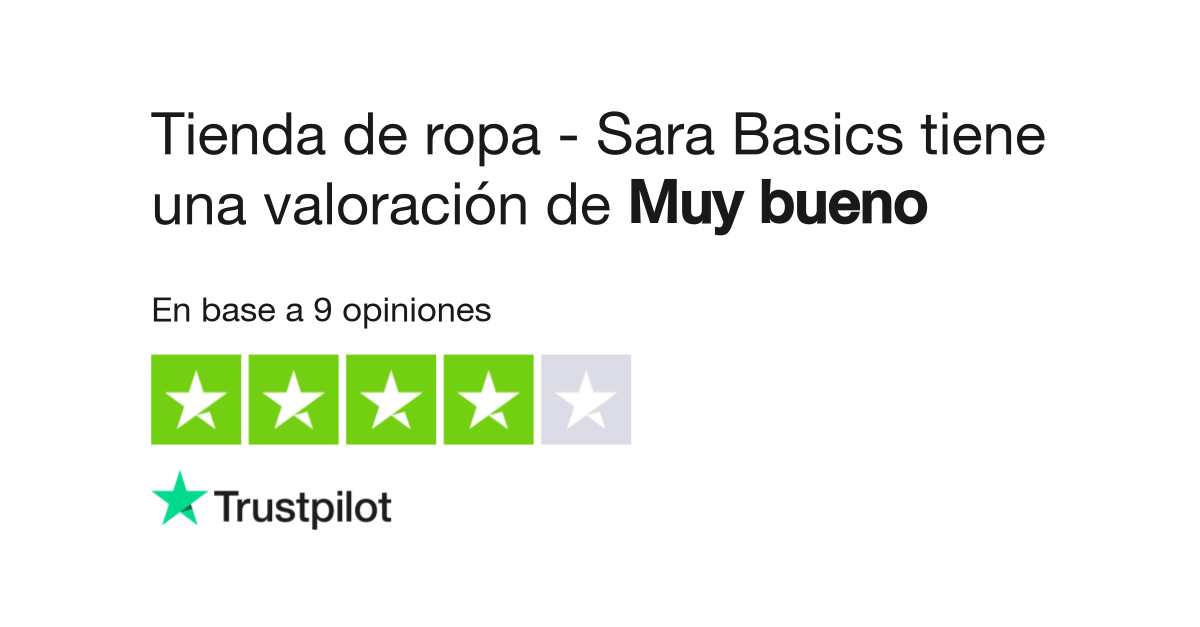 Opiniones sobre Tienda de ropa Sara Basics Lee las opiniones