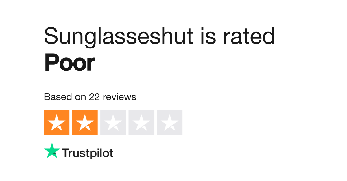 Sunglass hut sale trustpilot