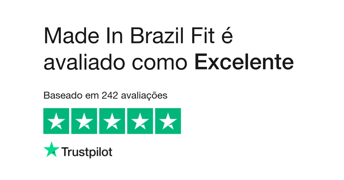 Avaliações sobre Made In Brazil Fit  Leia as avaliações sobre o  Atendimento ao Cliente de madeinbrazilfit.com