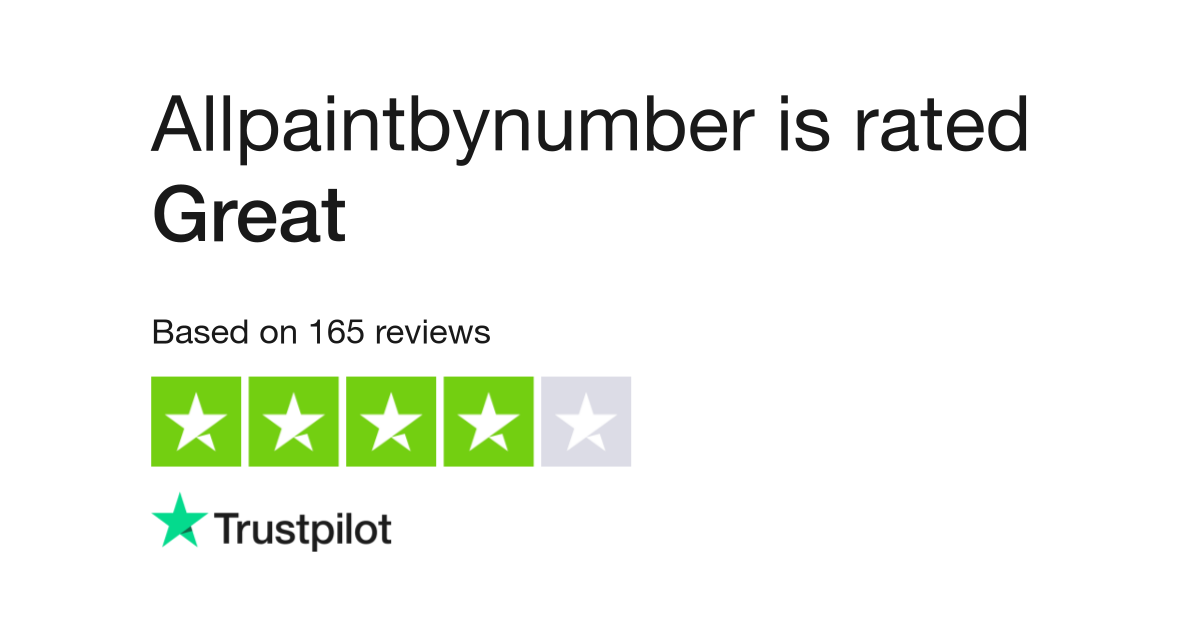 Allpaintbynumber Reviews  Read Customer Service Reviews of allpaintbynumber .com