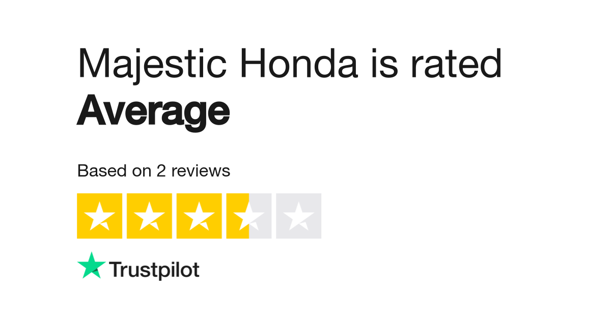 Majestic Honda Reviews Read Customer Service Reviews of