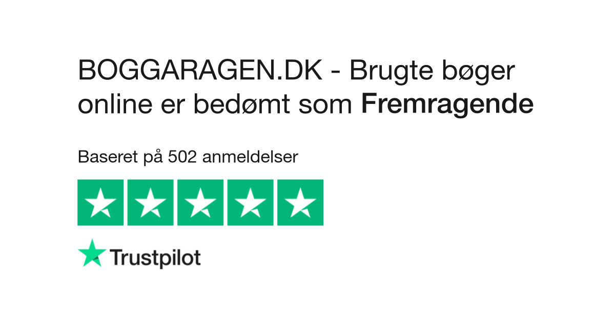 Anmeldelser af BOGGARAGEN.DK - Online antikvariat | Læs kundernes anmeldelser af boggaragen.dk 11 af