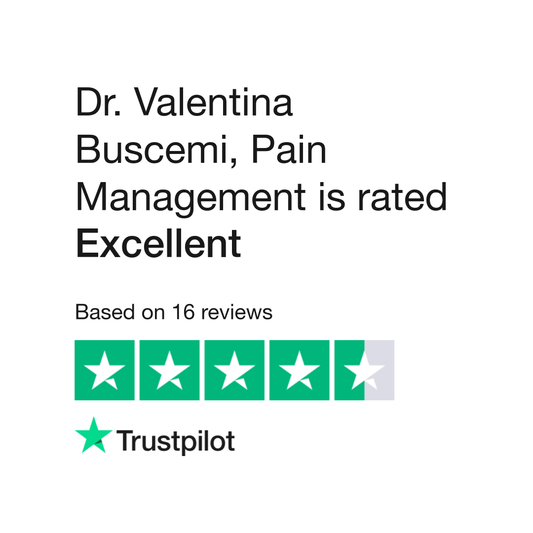 Dr. Valentina Buscemi Pain Management Reviews Read Customer