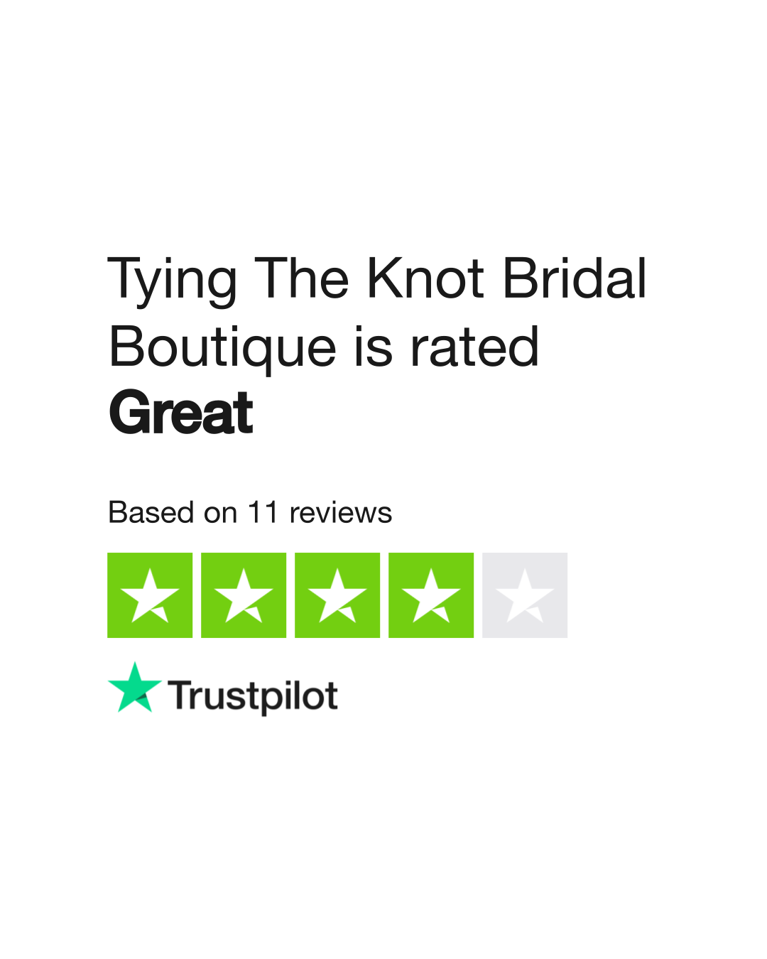 Tying The Knot Bridal Boutique Reviews Read Customer Service