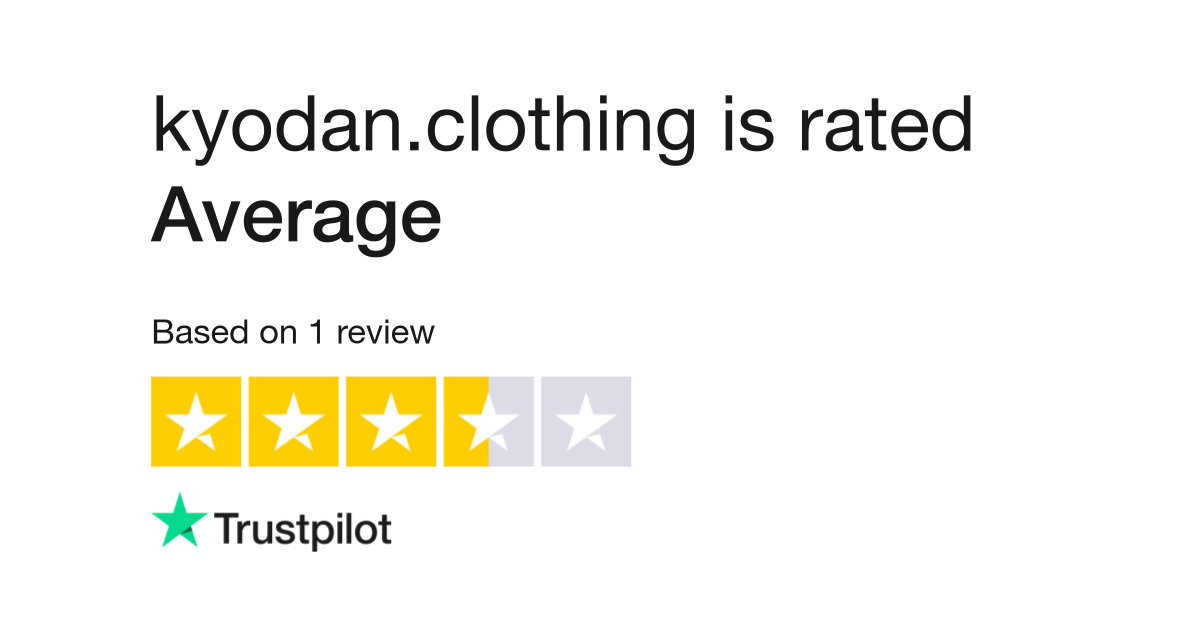 kyodan.clothing Reviews  Read Customer Service Reviews of kyodan.clothing