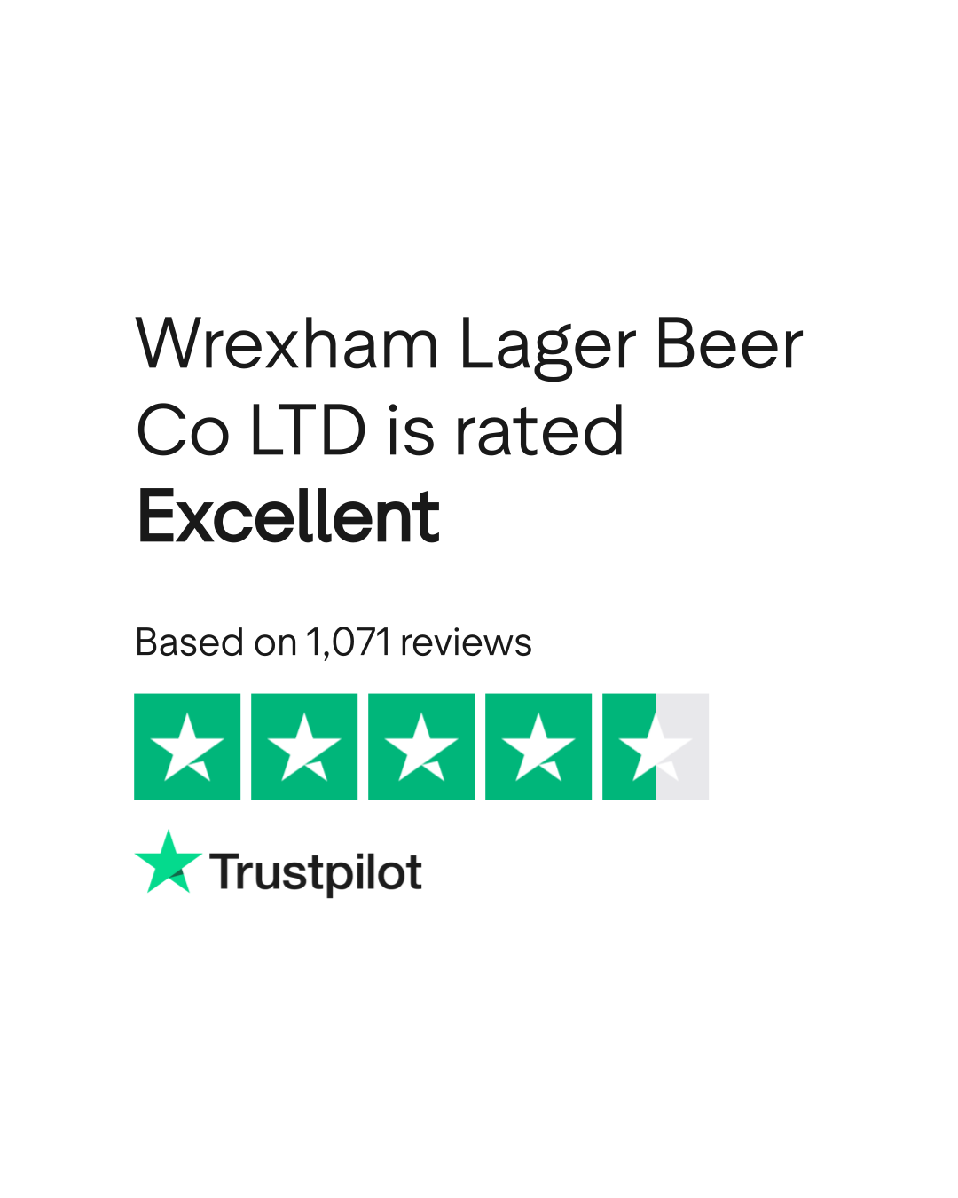 Wrexham Lager Beer Co LTD Reviews Read Customer Service Reviews of