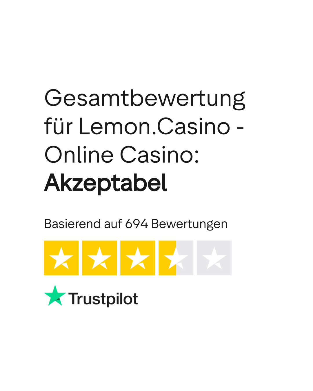 Lemon Casino Rating