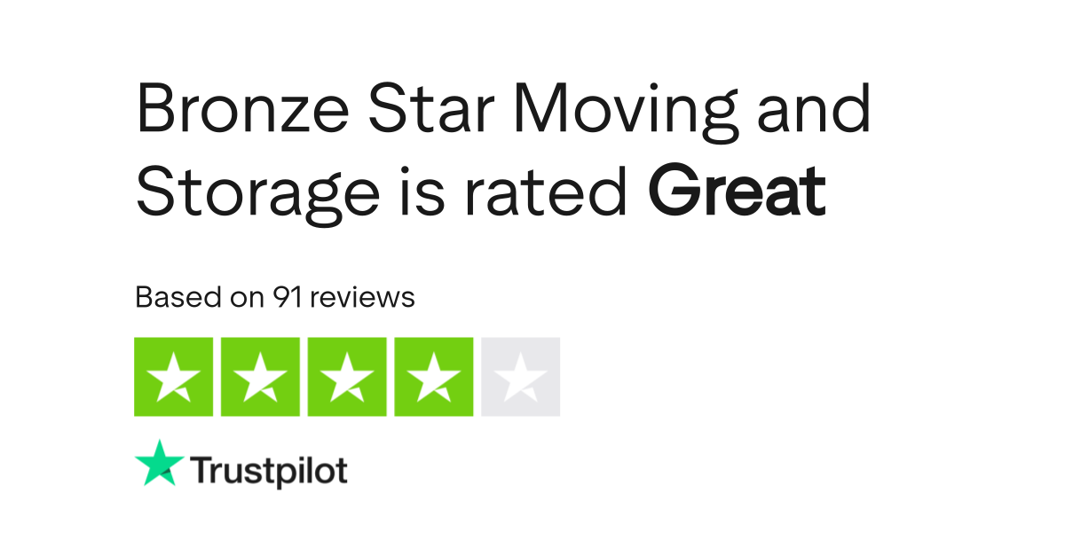 Bronze Star Moving and Storage Reviews Read Customer Service Reviews